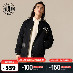 【拳王阿里联名】PALLADIUM帕拉丁复古运动绣花标男女棒球服外套