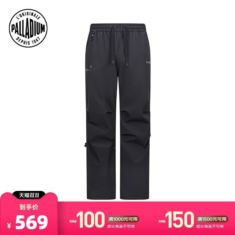 松紧设计,膝部压褶,增加活动松度和设计感