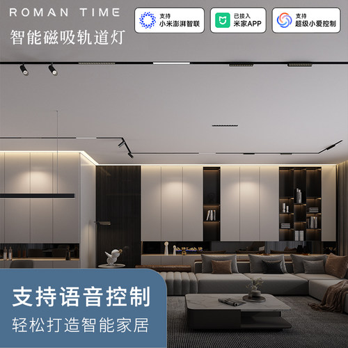 智能款调光调色磁吸轨道灯