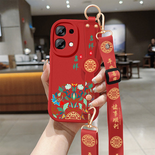 oppoa6手机壳OPPOA6新款 小羊皮镜头防摔保护套A65G平安喜乐斜挎腕带挂绳硅胶软壳PLS120女外壳简约超薄适用