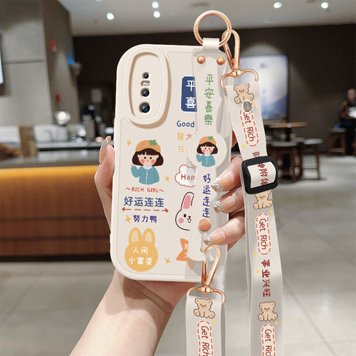 斜挎腕带★小羊皮细腻手感★镜头保护