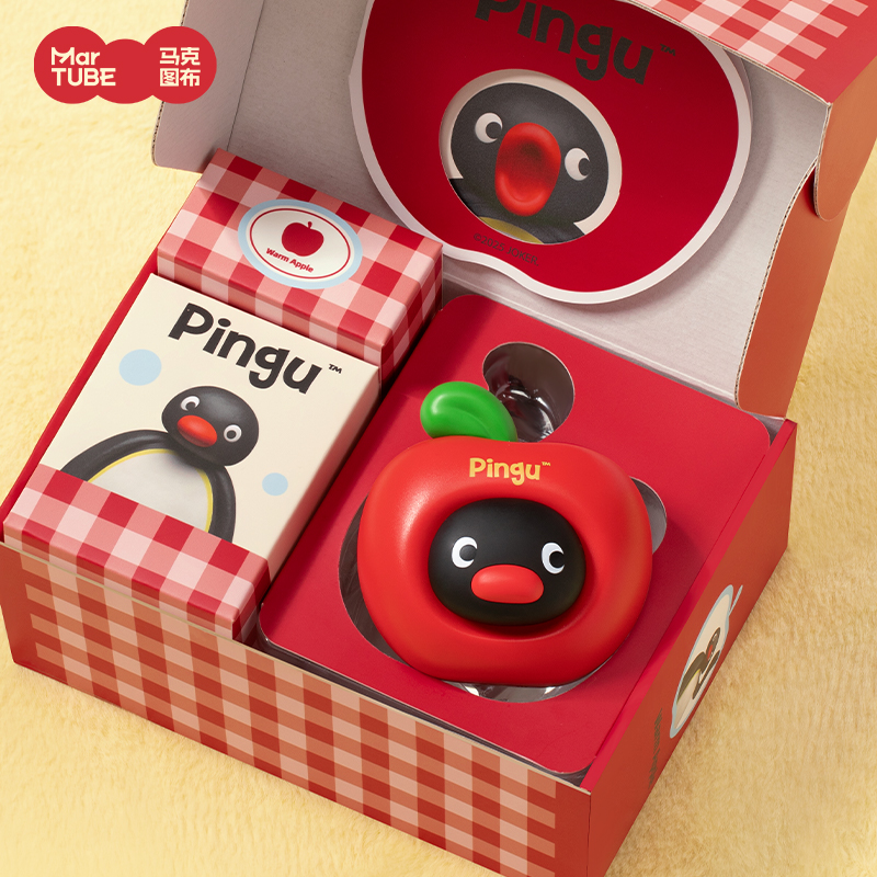 马克图布pingu苹果暖手宝