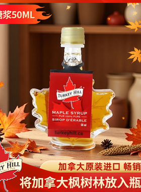 Turkey Hill加拿大特产枫糖浆咖啡奶茶烘焙调酒专用进口糖浆商用