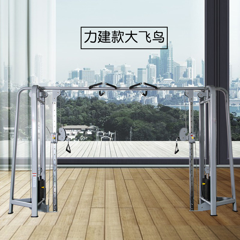 大飞鸟龙门架训练器配件拉力绳把手鲁班高低拉拉手深蹲架引体向上图片