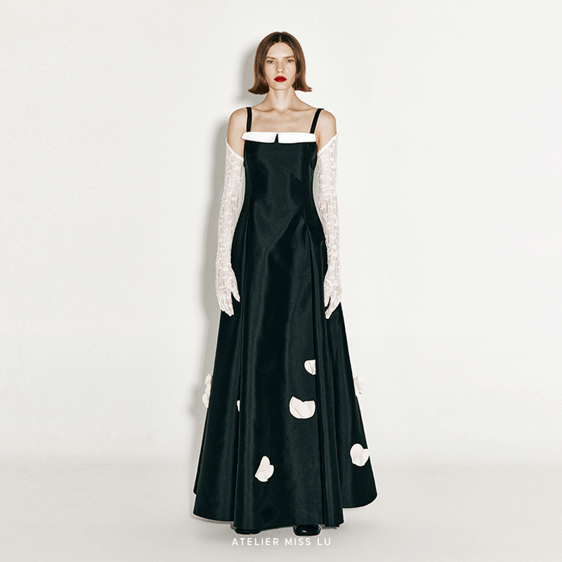 绵羊毛肌理微透长手套