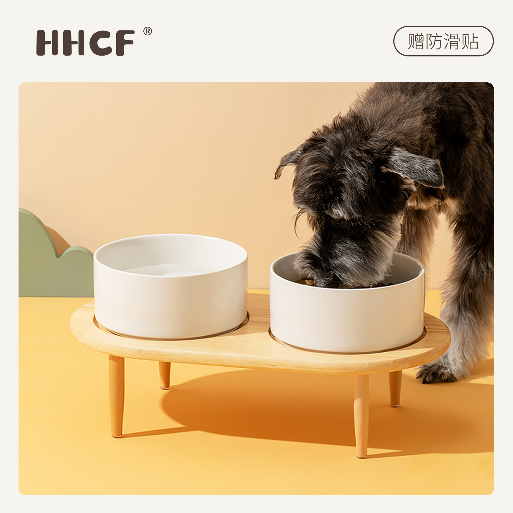 陶瓷宠物碗狗狗不易打翻保护颈椎