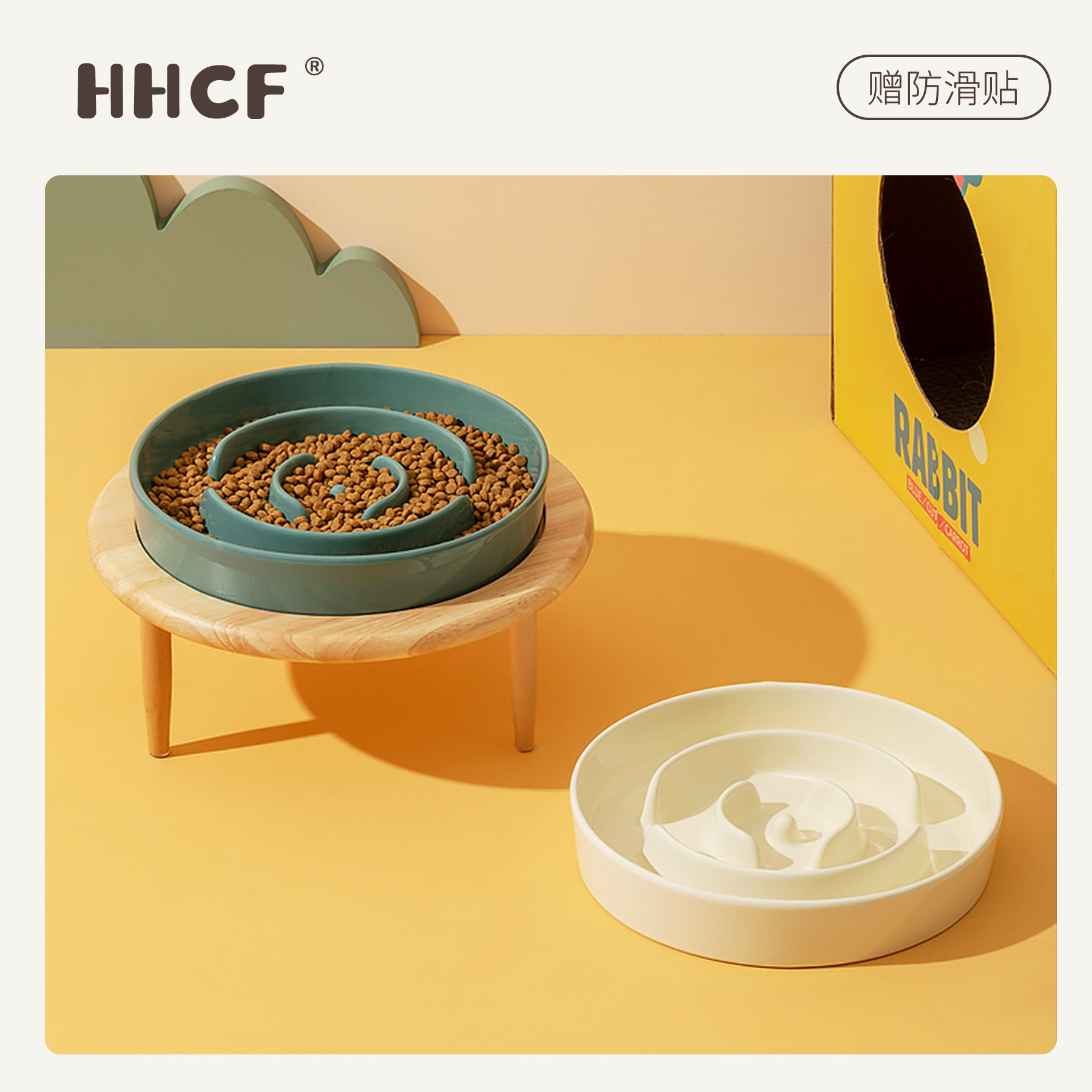 陶瓷狗碗慢食碗狗狗缓食盆狗粮护颈椎泰迪金毛中小型犬防噎宠物碗,宠物/宠物食品及用品,猫狗碗/慢食碗,淘宝优惠券,粉丝福利购,淘宝优惠卷