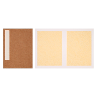 加厚卡纸册页蜡染宣纸赤焰笺34*25cm花式空白写生册页本小楷书法作品纸半生熟书法专用纸小写意国画宣纸批发