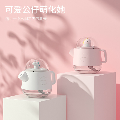 soip加湿器小型家用静音卧室usb充电大容量净化办公室桌面宿舍学
