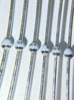 原厂进口正品BY228TAP全新VISHAY 威世1.5KV 3A SOD64二极管陶瓷