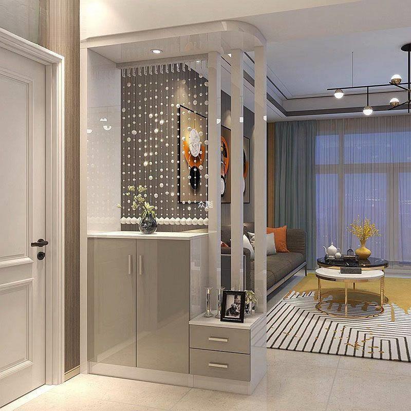 进门玄关隔断柜 现代简约门厅装饰储物柜 风水玄关屏风 隔断 客.