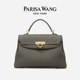 董洁同款 Parisa Wang包包女Grace格蕾丝中号手提包单肩斜挎牛皮