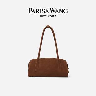 Parisa Wang26年春季牛皮小号法棍包腊肠包嘉柏丽系列