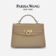 Parisa Wang女包Grace格蕾丝手提包斜挎包通勤轻奢牛皮质感小号