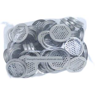 不锈钢通气孔衣柜家具柜鞋柜通气孔透气网罩冷却排气孔50mm