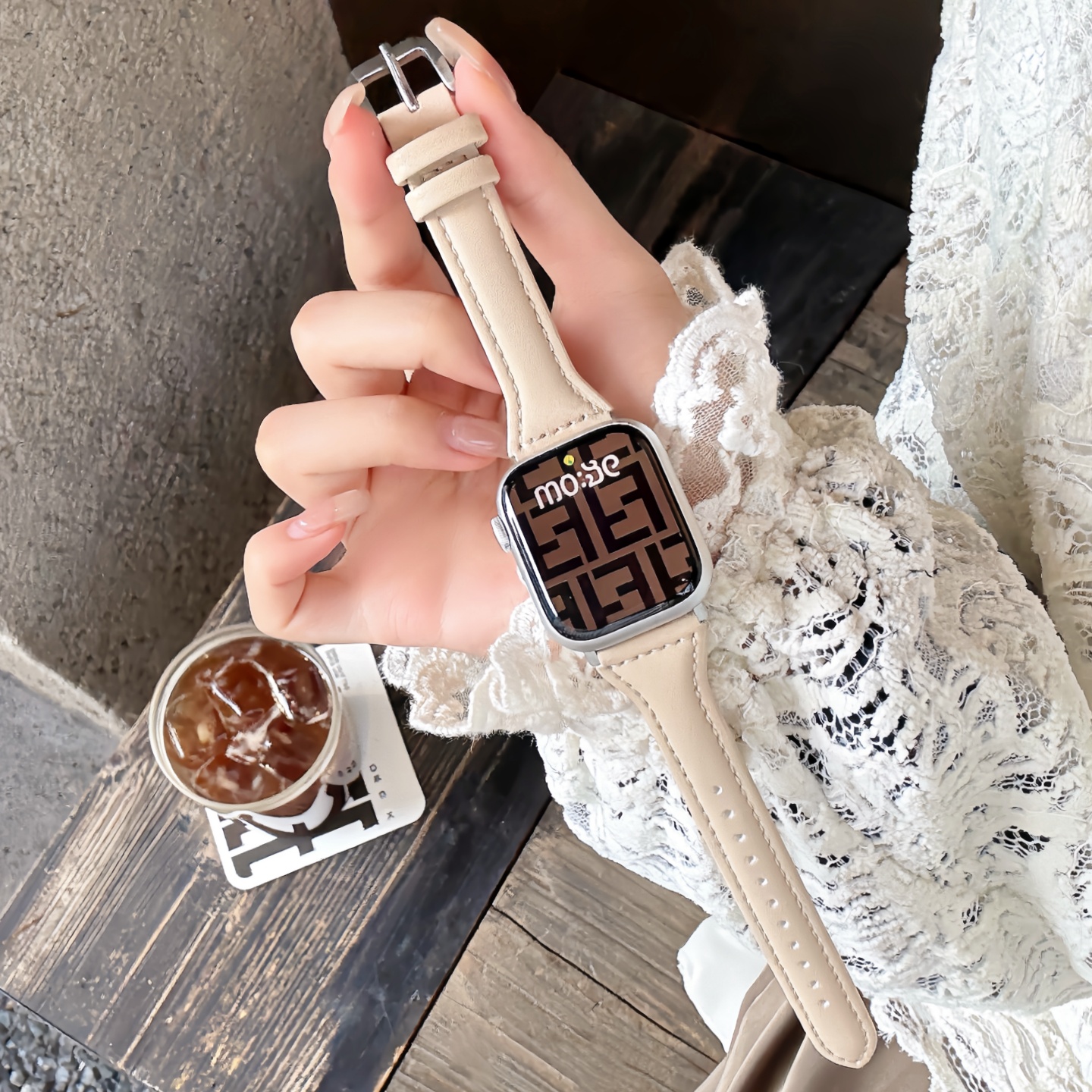 适用小米手环8/9pro小蛮腰皮表带