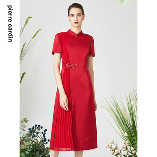 直播特卖皮尔卡丹女装折扣店连衣裙P3219D3053R0