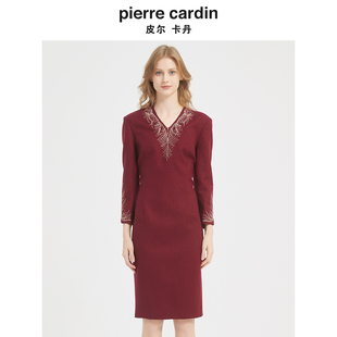 皮尔卡丹女装折扣店连衣裙专柜正品