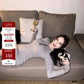 Hello17 显瘦高腰包臀短裙 修身 曲线建构 针织连衣裙女冬季