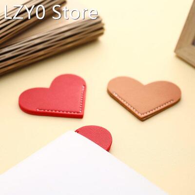 Handcrated Leather Bookmark Love Heart Design Vintage Bookma