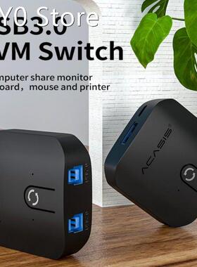 Portable 2-Port USB 3.0 Hub for PC Computer Printer Peripher