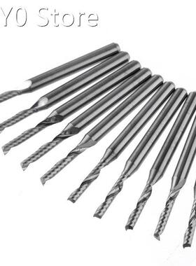10pcs 1/8 Shank Milling Cutter 2x12mm Solid Carbide End Mil