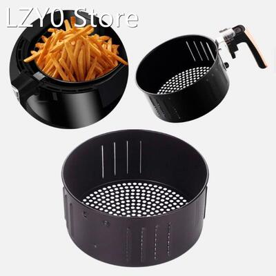 2.6L 3.5L Non-stick Air Fryer Basket Baking Drain Oil Pan Fr