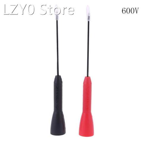 1 Pair Multimeter Piercing Needle 1mm Rigid Backprobe Pin Se