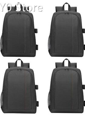 Waterproof Digital DSLR Photo Padded Backpack w/ Rain Cover