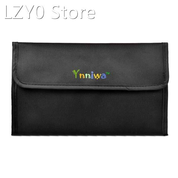 Black 6 slots Case Holder Case Pouch Wallet for 25mm to 82mm