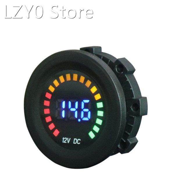 DC 12V Universal Car Motorcycle Boat LED Digital Voltmeter P