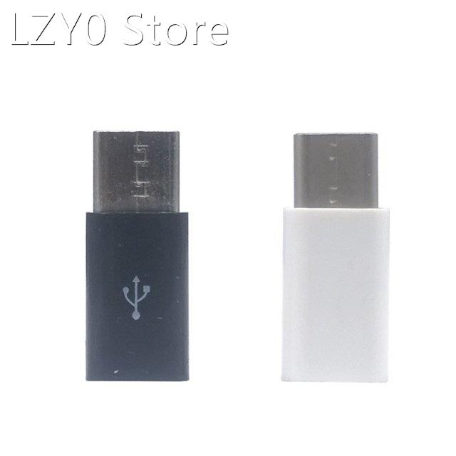 25pcs 50pcs Type-C Adapters Connectors OTG Micro USB Connect