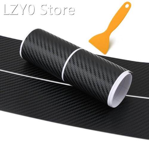 Car Universal Threshold Carbon Fiber Stickers Guard Plate An