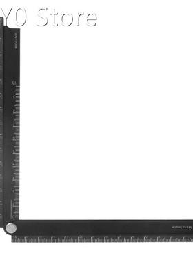 Aluminum Alloy Foldable 15cm-30cm Ruler Simple 90° Foldi