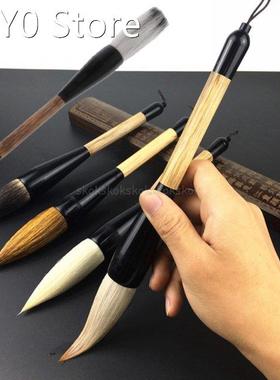 5 Styles Chinese Calligraphy Brush Pen Goat Hair Bamboo Shaf