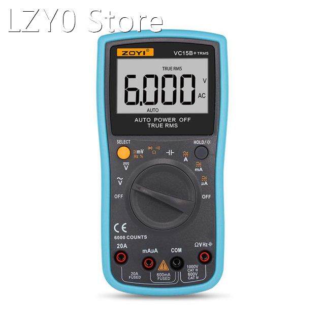 ZOYI VC15B+ Digital Multimeter TURE RMS Auto Range Volt Mete