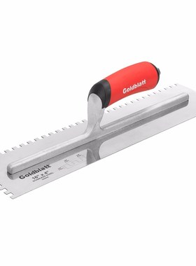 Plaster Trowel 16X4 Stainless Steel Notched Trowel 1/4 X 1/4