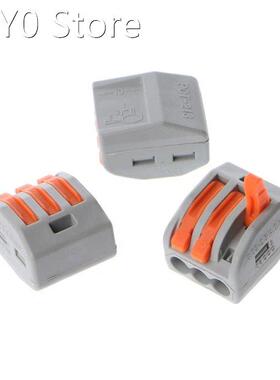 10 Pcs 3 Way Electric Cable Wire Connector Reusable Lever Te