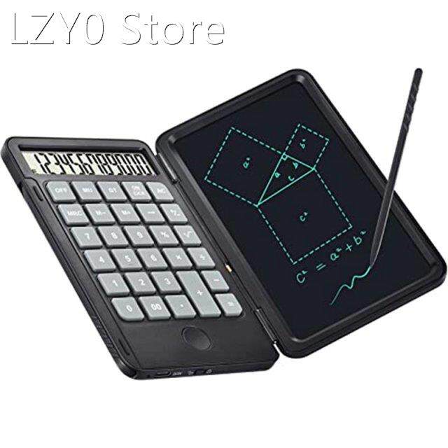 Calculator,6.5-Inch Writing Tablet And Pen, Rechargeable Mul