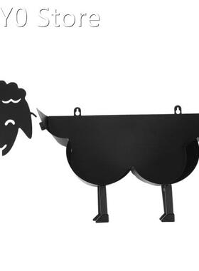 Cute Black Sheep Toilet Paper Roll Holder, Novelty Free Stan