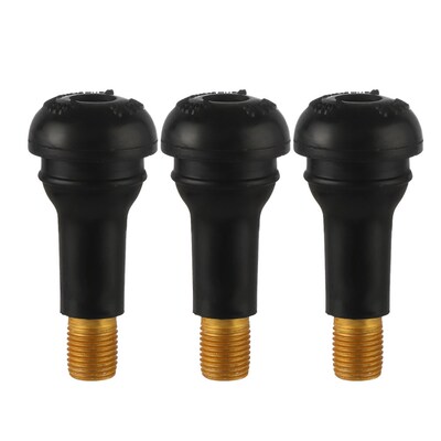 4PC TR413 Car Black Wheel Valve Stem Brass Snap In Tire Aut