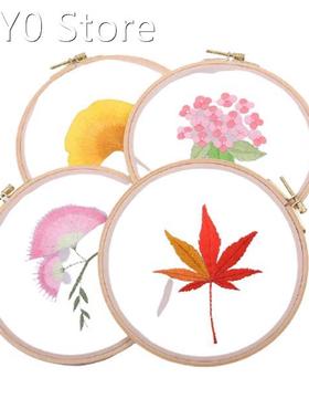 Embroidery diy material package Transparent handmade beginne