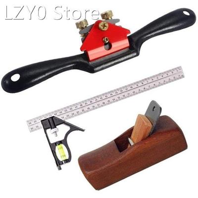 3PCS Carpentry Tools,Adjustable 9 Inch Spoke Shave with Flat