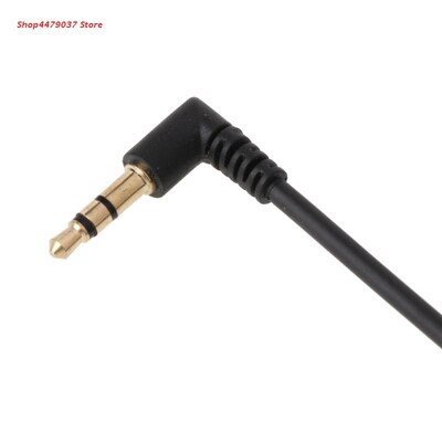 90 Degree Right Angled 3.5mm Jack Male To Male Spring Stere