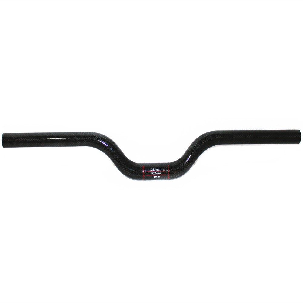 highway bicycle handle carbon handlebar fiber one piece 25.4