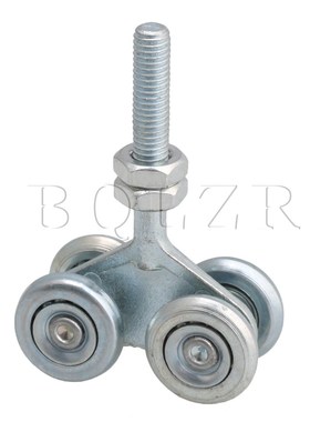 24mm Wheel Dia Steel Rail Hanging Trolley Wheel Sliding Trac