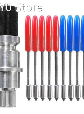 11pcs 45/60 Degree Mixed Blades + Blade Holder Set For Rolan