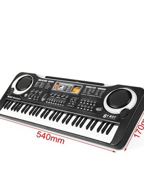 61 Key Digital Electric Piano Keyboard Portable Multi Funct