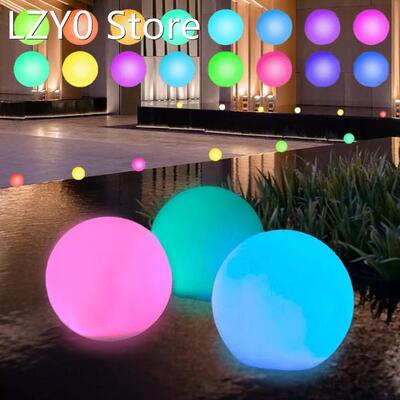 Floating Pool Lighting RGB LED Ball Lamp Waterproof IP67 Li