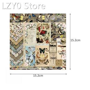 12 Patterns Aesthetic Stickers For Journaling Vintage Scrapb